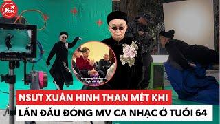 NSƯT Xuân Hinh than mệt khi lần đầu đóng MV ca nhạc ở tuổi 64, Hòa Minzy phải liên tục động viên