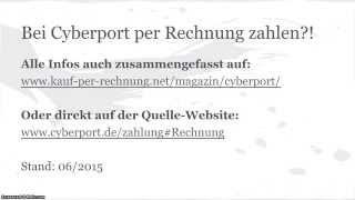 Bei Cyberport auf Rechnung kaufen? So wird's gemacht!