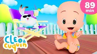 Swim Safety ‍️ and more Nursery Rhymes by Cleo and Cuquin | Children Songs