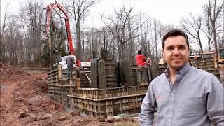 BUILDING A CUSTOM HOME: EP. 5: Pouring the Foundation Walls