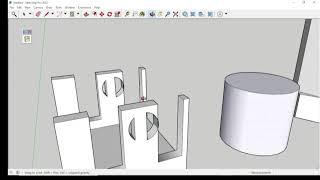 How to easily Cut Holes in Sketchup Using Visuhole plugin