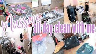 MASSIVE ALL DAY CLEAN WITH ME | RESET DAY! GET YOUR LIFE TOGETHER! PRODUCTIVE CLEANING MOTIVATION!