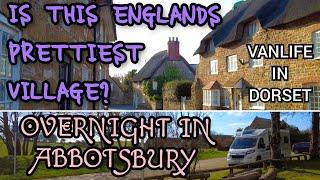 VANLIFE UK. PT 5. OVERNIGHT IN A BEAUTIFUL VILLAGE! DORSET. MOTORHOME UK. ABBOTSBURY. DJI. OFF GRID.