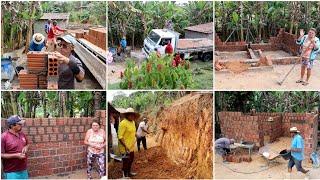 CONSTRUÇÃO MAIS ANIMADA QUE ESSA, NÃO TEM  MUITA GENTE  AGORA VAI... + CHEGANDO MAIS MATERIAL 