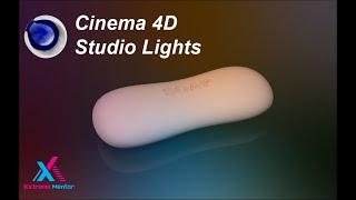 Create studio lights and target lights in cinema 4d tutorials in Urdu, Hindi