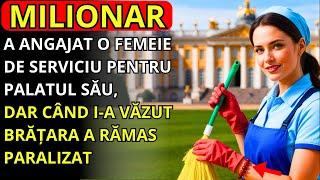 UN MILIONAR A ANGAJAT O FEMEIE DE SERVICIU PENTRU PALATUL SĂU, DAR CÂND I-A VĂZUT BRĂȚARA A RĂMAS...