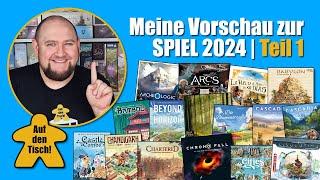 Meine Vorschau zur SPIEL 2024 Teil 1 | 15 Spiele in der Übersicht | Auf den Tisch! Folge 131