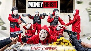 PARKOUR VS MONEY HEIST! 2 | BAD GUYS: No ESCAPE, POLICE chase ends here (BELLA CIAO REMIX) Epic POV