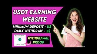 New Site Usdt Best Site Investment TRX Mining Site Earn crypto daily top site 2024 quantify site