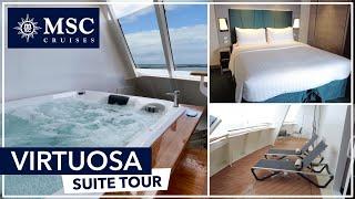 MSC VIRTUOSA - Premium Suite Aurea 9008 with Terrace & Whirpool Tour