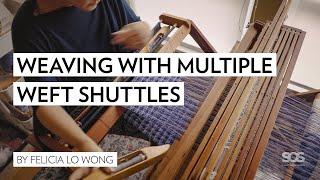 Weaving with Two Shuttles // Weaving Tutorial