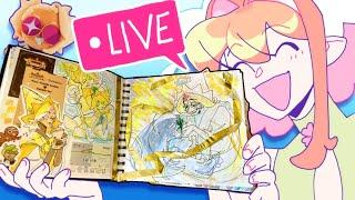 LIVE sketchbook tour (+ Apollo launch!!)