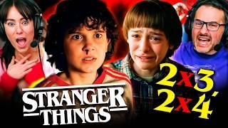 STRANGER THINGS Season 2, Episodes 3 & 4 REACTION!! Netflix | Millie Bobby Brown | Sadie Sink