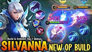 WTF DAMAGE!! Silvanna New One Shot Combo Build & Best Emblem 2024 - Build Top 1 Global Silvanna