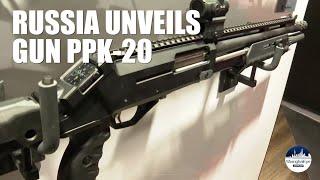 See Russia's 9mm PPK-20 submachine gun, equipped with night vision