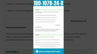 1D0-1078-24-D Exam Questions | Oracle Product Lifecycle Management 2024 Implementation Professional
