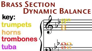 Orchestration Tip: Brass Section Dynamic Balance