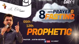 FASTING PRAYER.. INCHRIST  #PR.RAISON THOMAS , PR. JUSTIN GEORGE ,06-12-2021-INCHRIST DAY 1