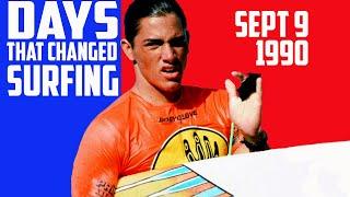 THE DAY KELLY SLATER CHANGED SURFING - 1990 BUD TOUR TRESTLES STORIES