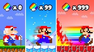 Mario Wonder but Every Rainbow Mushroom Makes Mario FASTER and POWER | 2TB STORY GAME