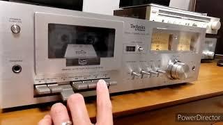 Beautiful Technics RS-616 Cassette Deck Demo