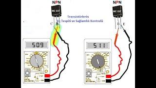 Transistör nedir, çalışma prensibi, Sağlamlık Kontrolü, Elektronik devre elemanı transistör