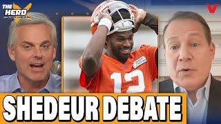 Former Browns coach DEFENDS Shedeur Sanders despite Colin Cowherd selling all stock | THE HERD NFL