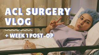 ACL Surgery | Week 1 Post-op Vlog