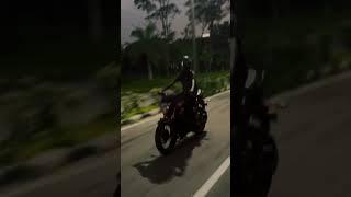 Gixxer Monotone Night Ride | Cinematic Night Vibes on City Street | Syrus Venz