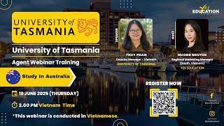University of Tasmania - Yes Education Agent Webinar Training