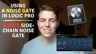 using side-chain with a NOISE GATE? (Logic Pro X)