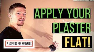 Plastering For Beginners | How To Apply Your First Coat Of plaster