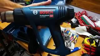 Unpacking / unboxing heat gun Bosch GHG 23-66 Set 06012A6301