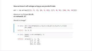 Numpy Array Reshape Tutorial