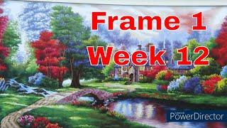 The Ambilight Frame 1 Week 12 #crossstitch