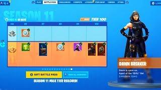 New SEASON 11 BATTLE PASS LEAKED (Fortnite Season 11)