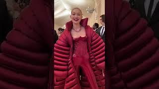 Gigi hadid Gorgeous red gala 2022 dress  - The Celebrity Files