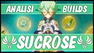 [ Genshin Impact ITA ] SUCROSE ANALISI / BUILD - Armi, artefatti e compagni di team consigliati