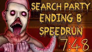 Search Party: Ending B Speedrun: 7:48 IGT (WR)