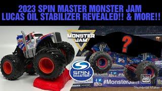 NEW 2023 SPIN MASTER MONSTER JAM LUCAS OIL STABALIZER FULL REVEAL!! & MORE!!