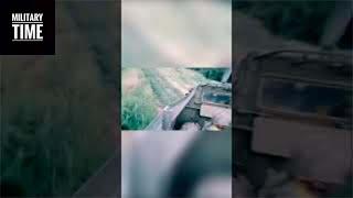 The Ukrainian military using the PTS-2 floating transporter to cross the river #war #shorts