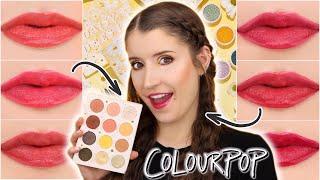 COLOURPOP DAISY DOES IT COLLECTION  SWATCHES + REVIEW