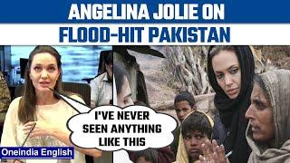 Angelina Jolie visits flood-hit Pakistan, calls for more international aid | Oneindia News*News