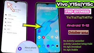 Vivo Y15s Frp Bypass|| vivo y15s frp bypass new security 2024||Vivo Y11|Y12|/Y15|Y16|Y17(vivo v2120)