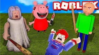 ЗЛАЯ СВИНКА как GRANNY в ДОМЕ! Или Piggy Simulator в ROBLOX Как СБЕЖАТЬ от СЮДА