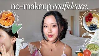 IT GIRL GLOW UP  | how to feel beautiful WITHOUT MAKEUP (simple tips)