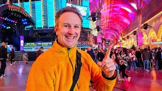 Inside the Fremont Street Experience in Downtown Las Vegas