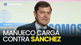 Mañueco acusa a Sánchez de vivir “escándalo tras escándalo” y exige elecciones ya