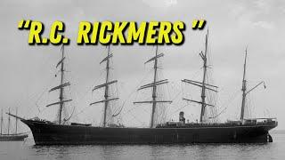 SV "R.C. Rickmers". The largest sailing ship in the world from 1907 to 1911.