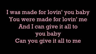 I Was Made For Lovin' You~Kiss~Lyrics